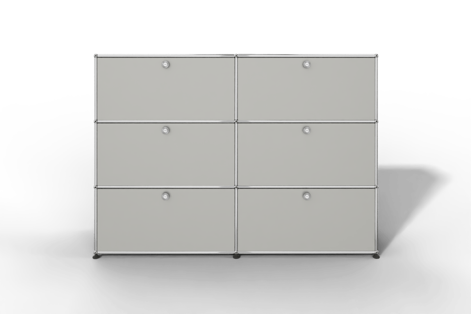 USM Haller Highboard, mit 6 Klapptüren, von Paul Schärer & Fritz Haller Produktbild