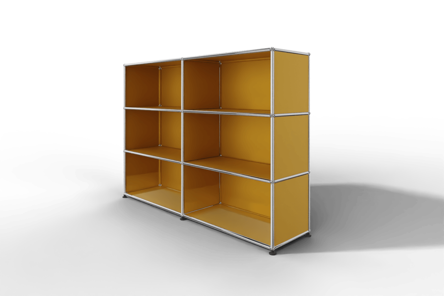 USM Haller Highboard mit 6 offenen Fächern in 14 Farben Produktbild