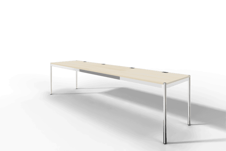 USM Haller Tisch Plus,Tiefe 750 mm, Oberfläche Holz furniert Produktbild