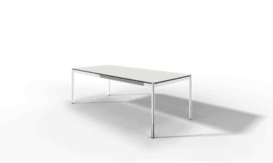 USM Haller Tisch, Tiefe 1000 mm, in Fenix, aus 3 Farben wählbar, Tischlänge wählbar Produktbild
