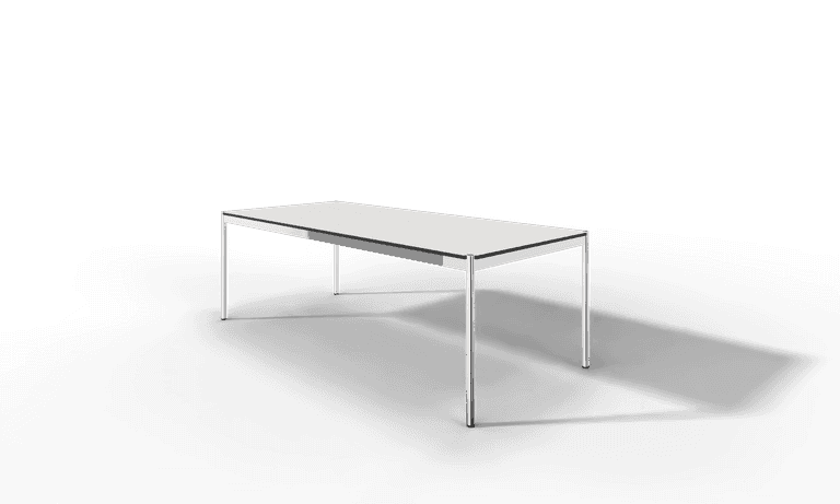 USM Haller Tisch, Tiefe 1000 mm, in Fenix, aus 3 Farben wählbar, Tischlänge wählbar Produktbild
