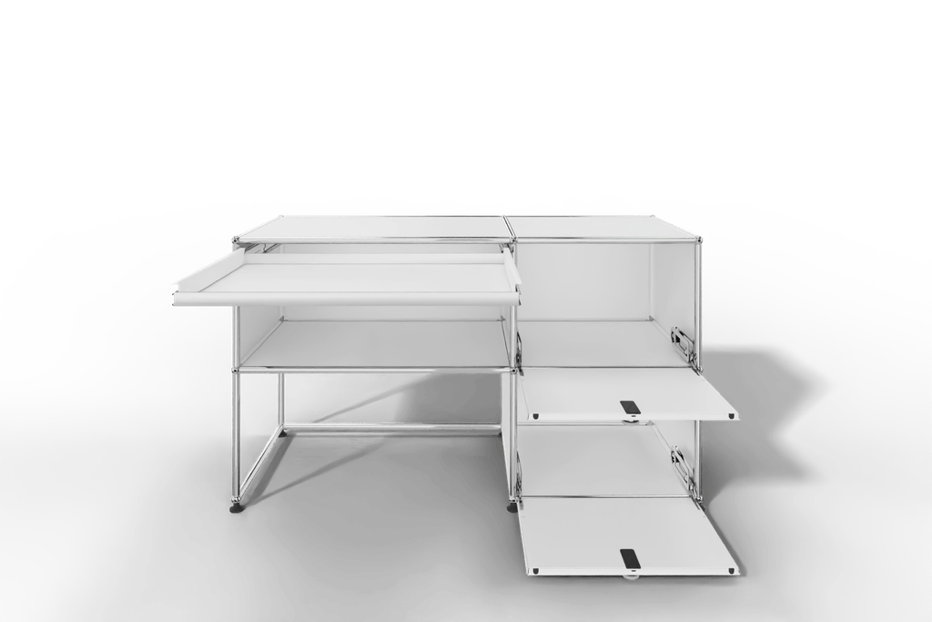 USM Haller Arbeitsplatz mit zwei Klapptüren Produktbild