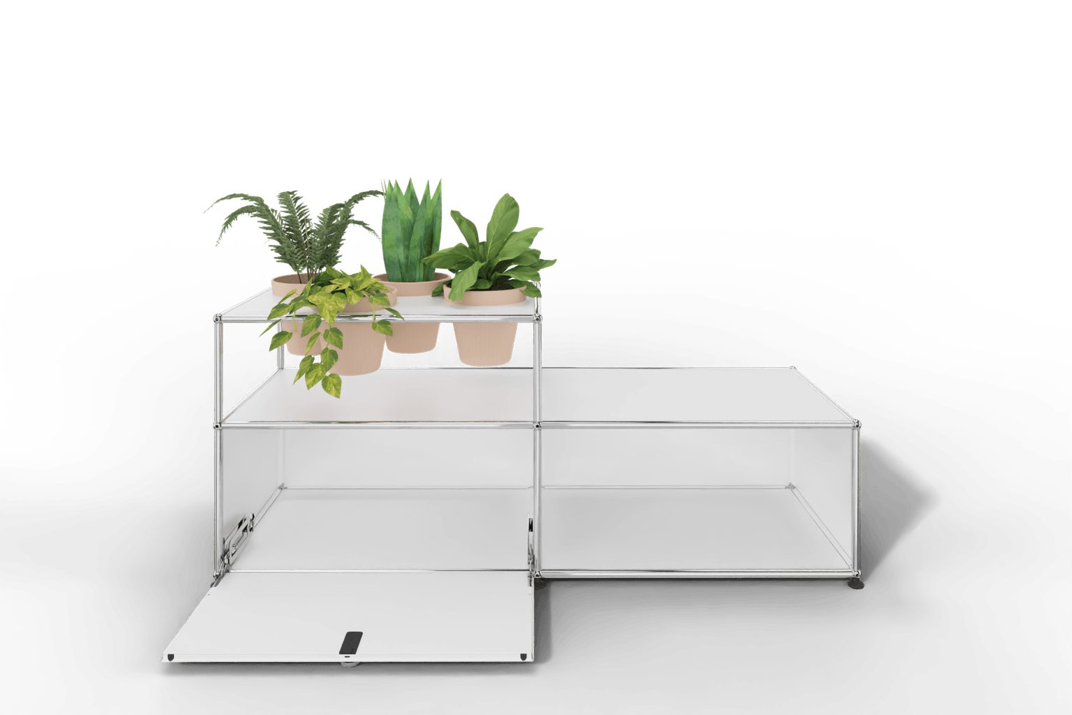 USM Haller Lowboard mit Pflanzeneinlage Produktbild