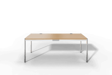 USM Haller Tisch Plus,Tiefe 750 mm, Oberfläche Holz furniert Produktbild