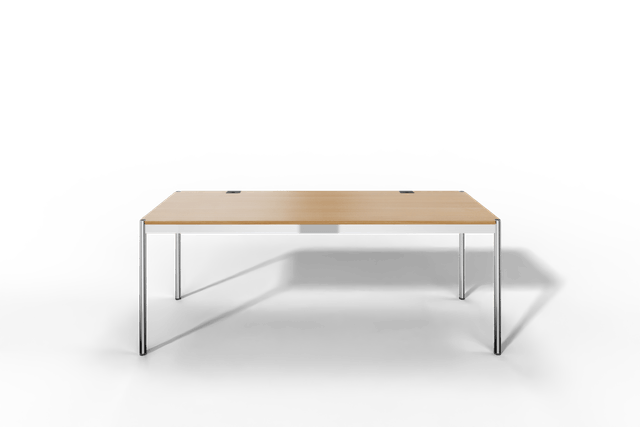 USM Haller Tisch Plus,Tiefe 750 mm, Oberfläche Holz furniert