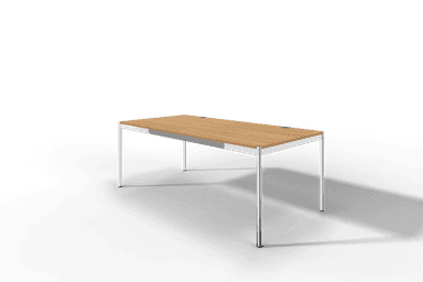 USM Haller Tisch Plus,Tiefe 1000 mm, Oberfläche Holz furniert Produktbild
