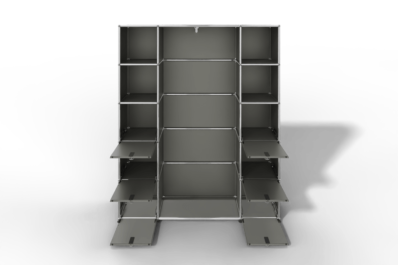 USM Haller Garderobe, 1450 mm breit, mit Klapptüren Produktbild