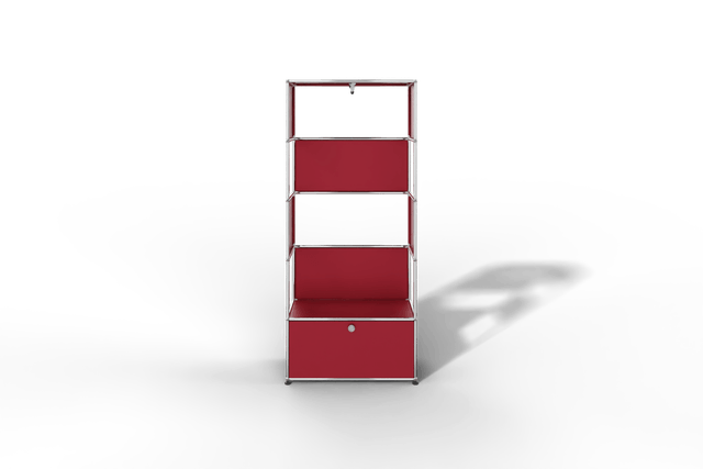 USM Haller Garderobe, 750 mm breit, mit Klapptüre