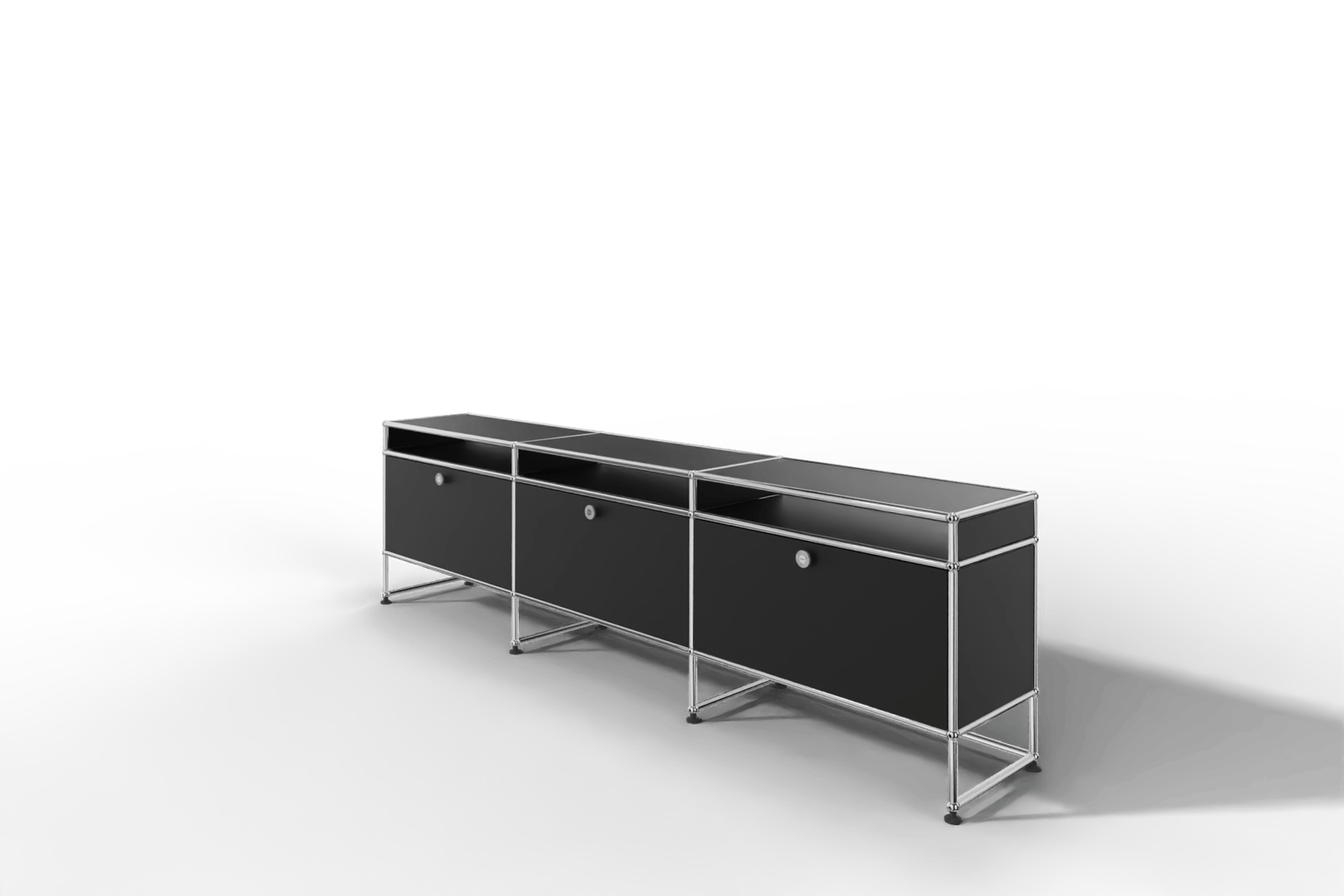 USM Haller TV-Lowboard, von Paul Schärer & Fritz Haller Produktbild