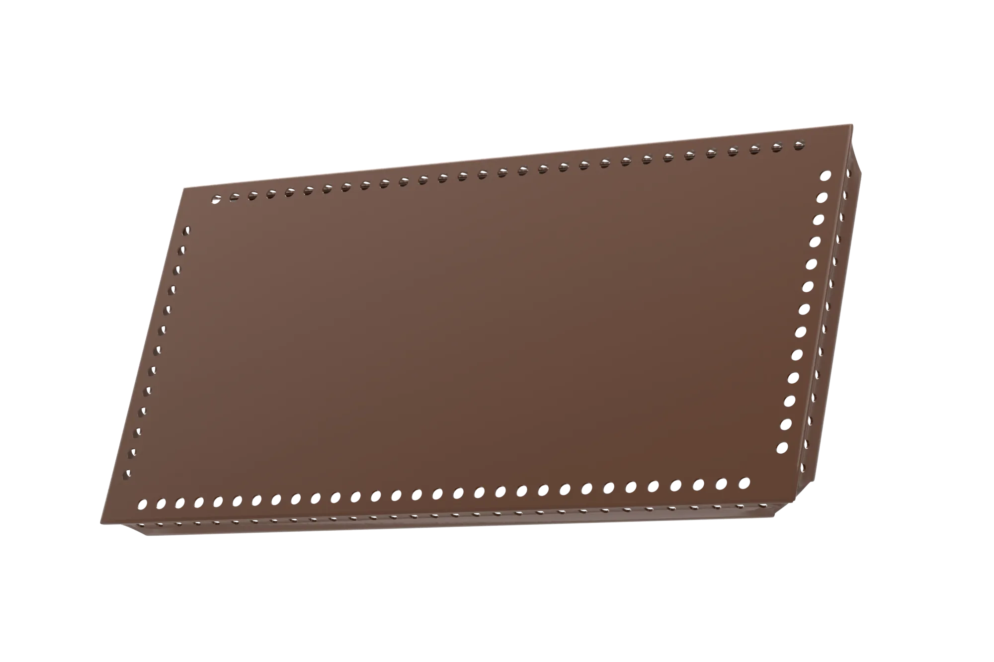 USM Haller Tablar Gelocht Braun 175x350 Produktbild