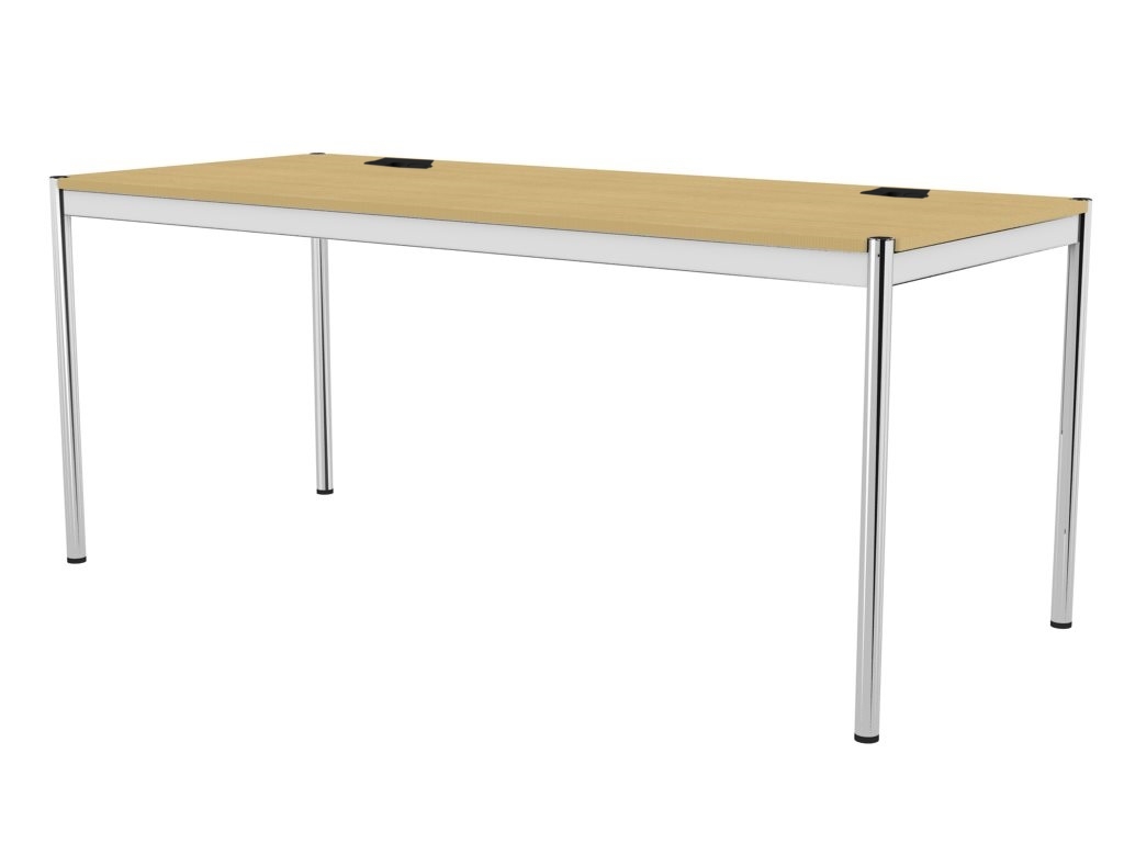 USM Haller Tisch Plus,Tiefe 750 mm, Oberfläche Holz furniert Produktbild