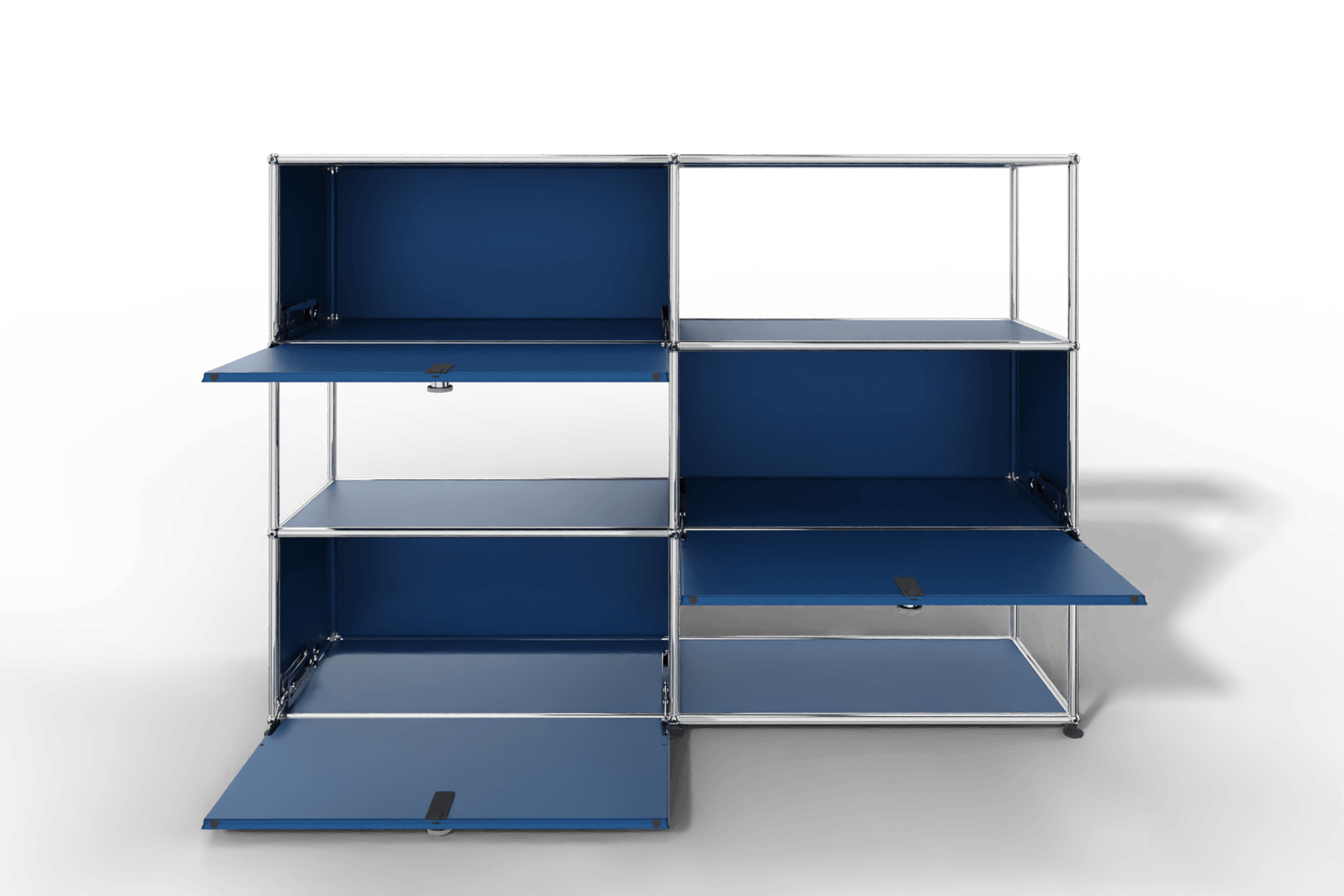 USM Haller Highboard/Raumteiler, 3 offene Elemente, 3 Klapptüren Produktbild