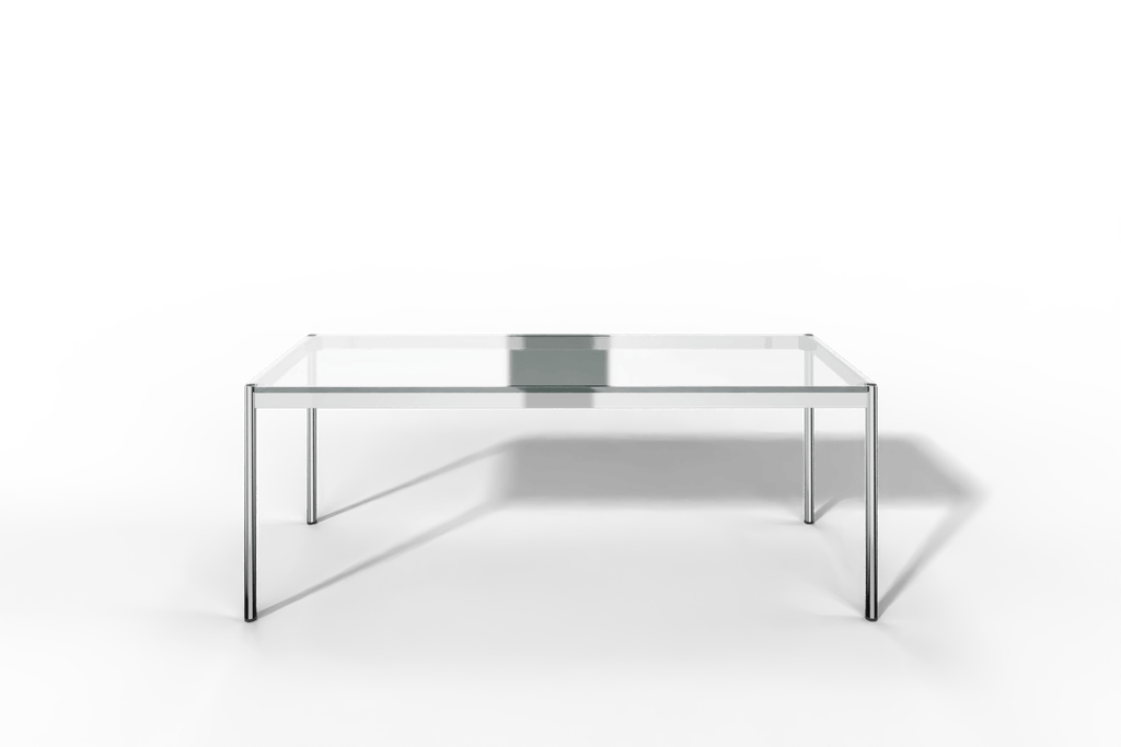 USM Haller Glastisch, Tiefe 750 mm, Länge wählbar Produktbild