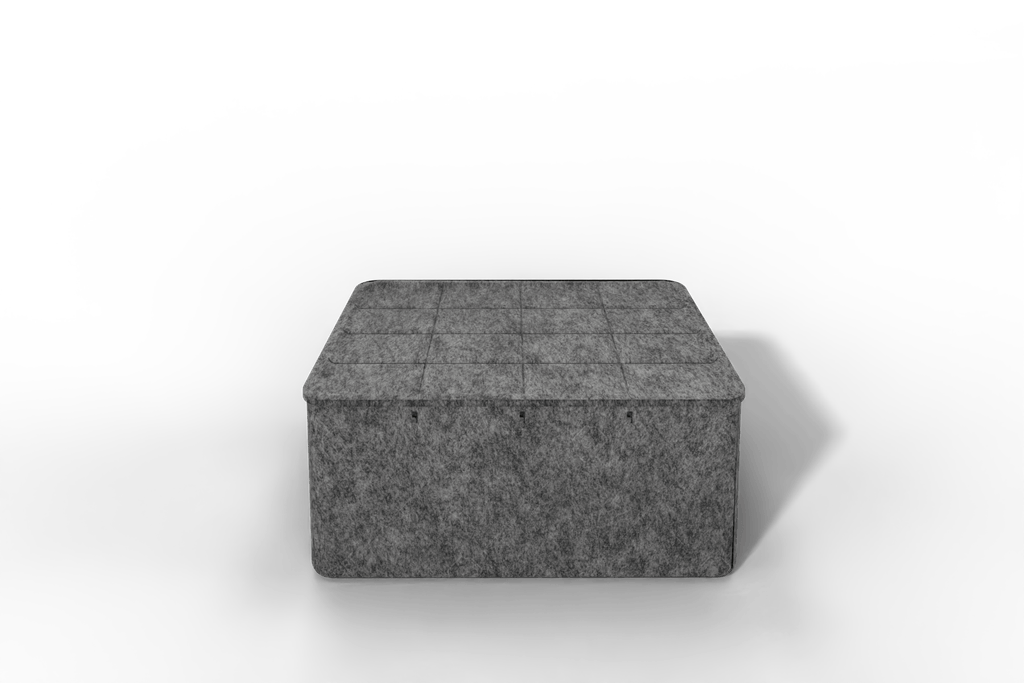 USM Inos Box hoch, 250 mit Tablett - wählbar in Anthrazit oder Hellgrau