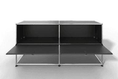 USM Haller Sideboard, 2 Klapptüren, untere Ebene offen Produktbild
