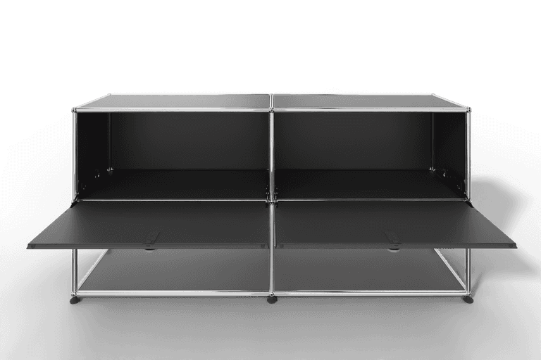 USM Haller Sideboard, 2 Klapptüren, untere Ebene offen Produktbild