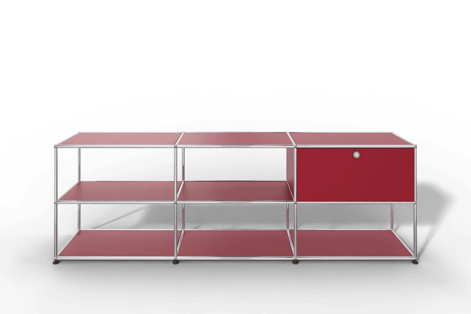 USM Haller Sideboard offen mit einer Klapptüre Produktbild