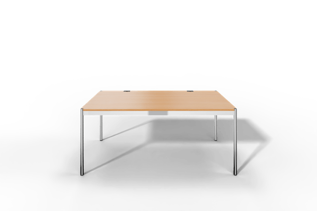 USM Haller Tisch Plus,Tiefe 1000 mm, Oberfläche Holz furniert
