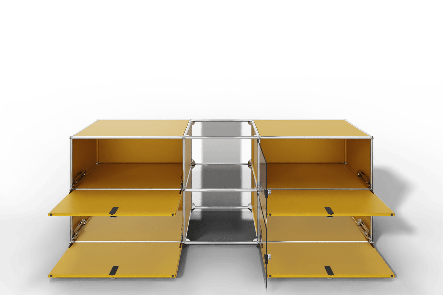 USM Haller Sideboard mit Vitrinen-Element Produktbild