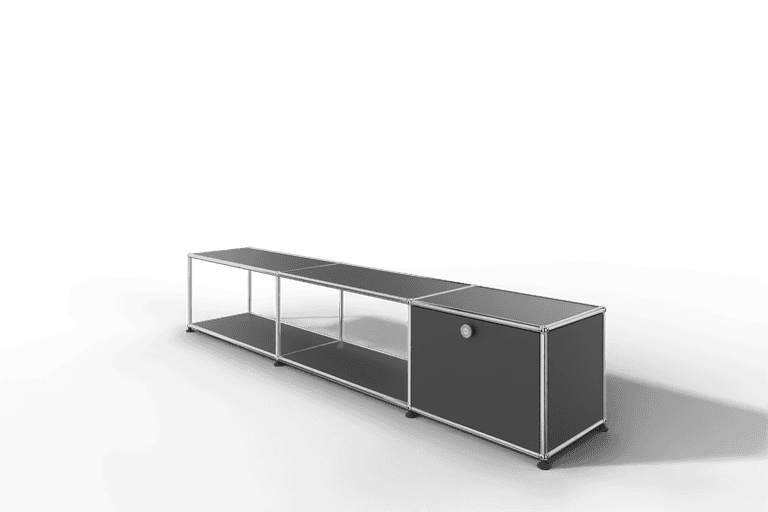 USM Haller Lowboard, mit 1 Klapptüre, von Paul Schärer & Fritz Haller Produktbild