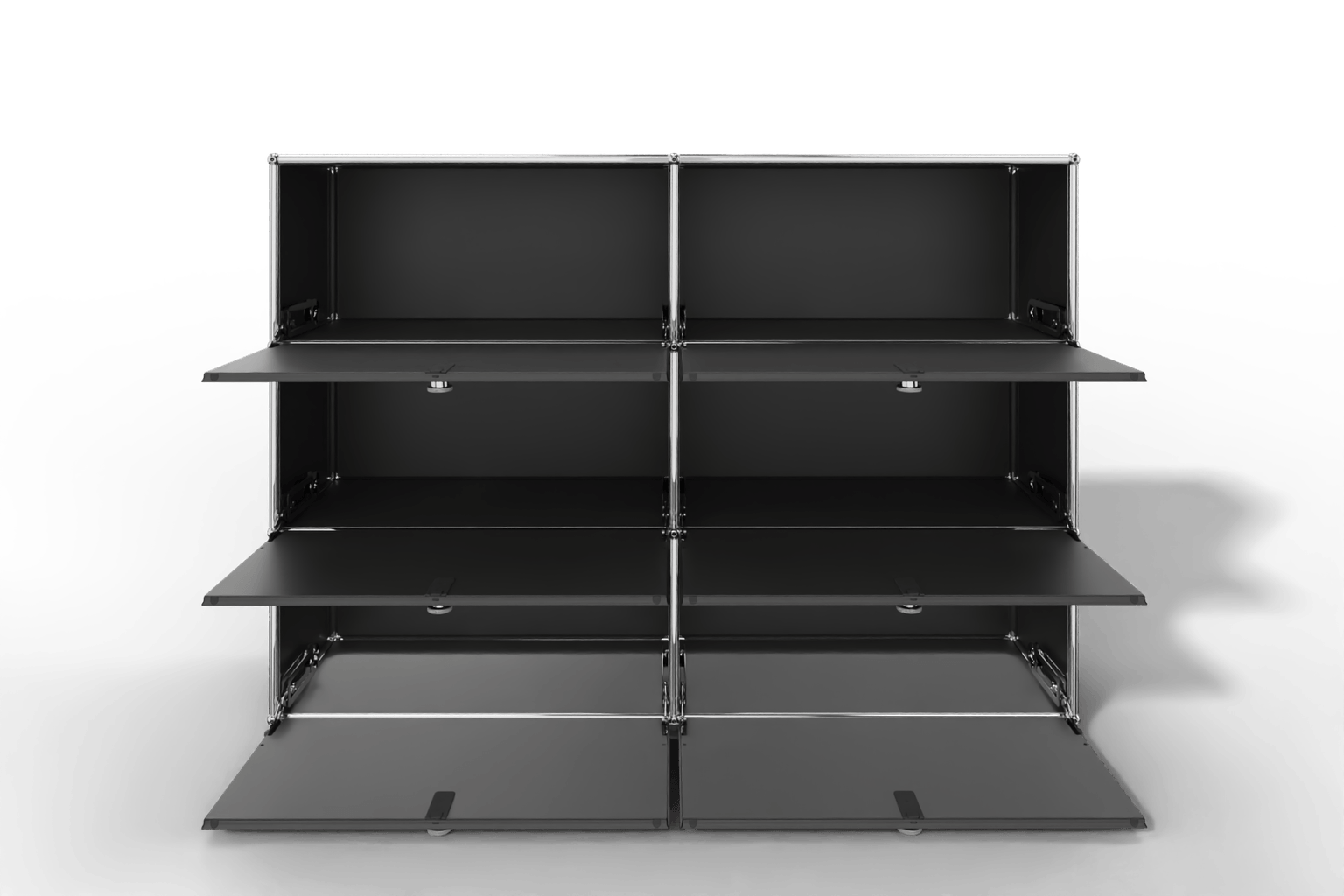 USM Haller Highboard, mit 6 Klapptüren, von Paul Schärer & Fritz Haller Produktbild