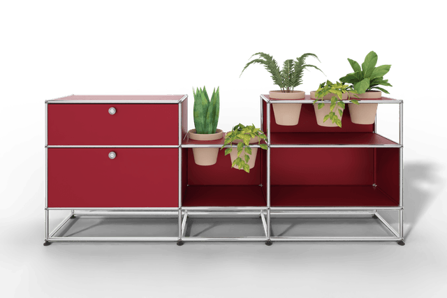USM Haller Sideboard mit Pflanzeneinlage