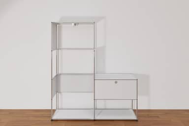 Original USM Haller Garderobe, 24-reinweiss Produktbild