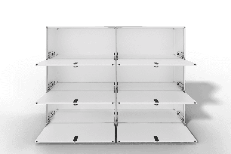 USM Haller Highboard, mit 6 Klapptüren, von Paul Schärer & Fritz Haller Produktbild