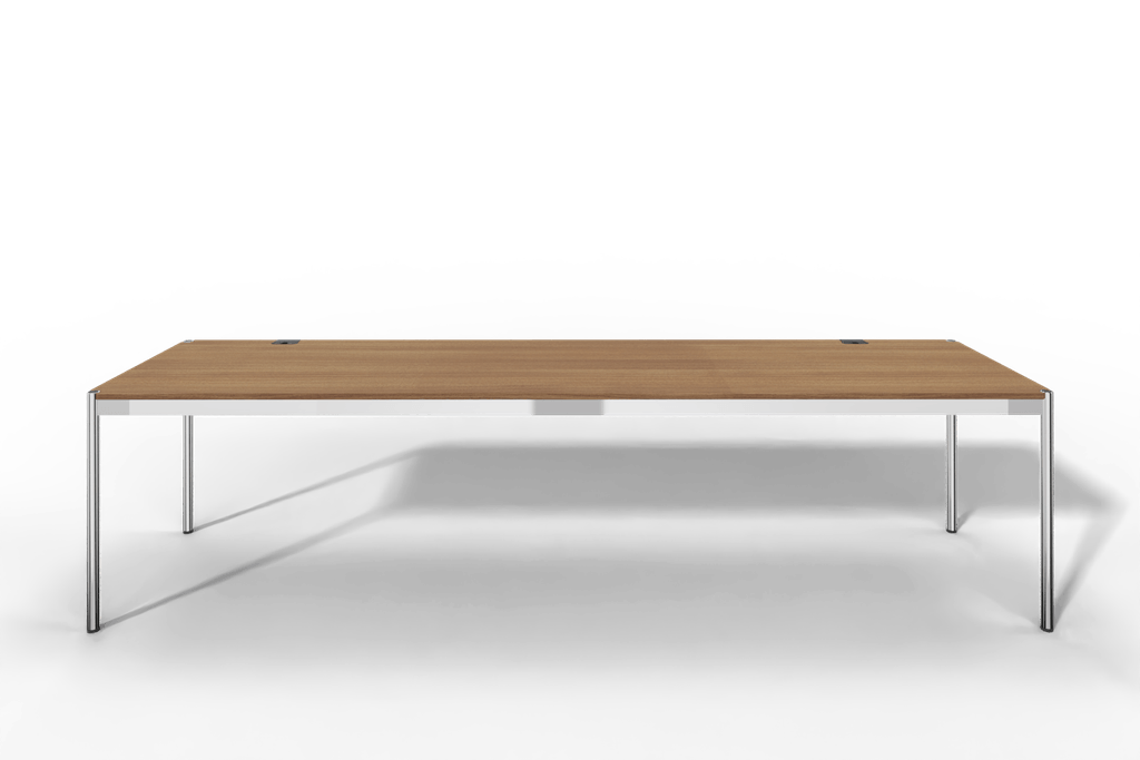 USM Haller Tisch Plus,Tiefe 750 mm, Oberfläche Holz furniert Produktbild