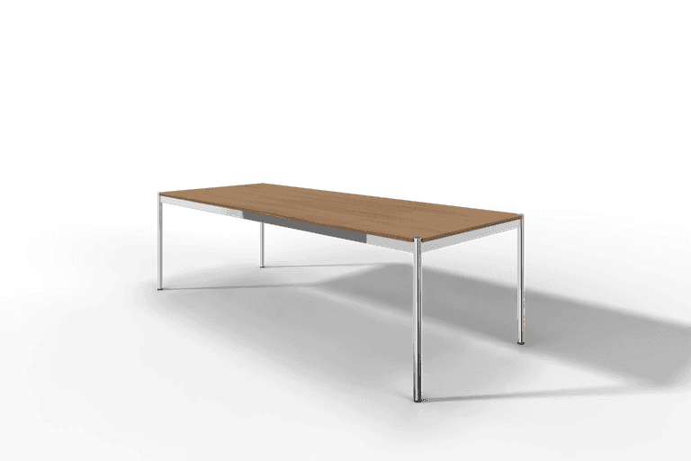 USM Haller Tisch, Tiefe 1000 mm, Holz furniert, geölt / lackiert, Oberfläche wählbar, Länge wählbar Produktbild