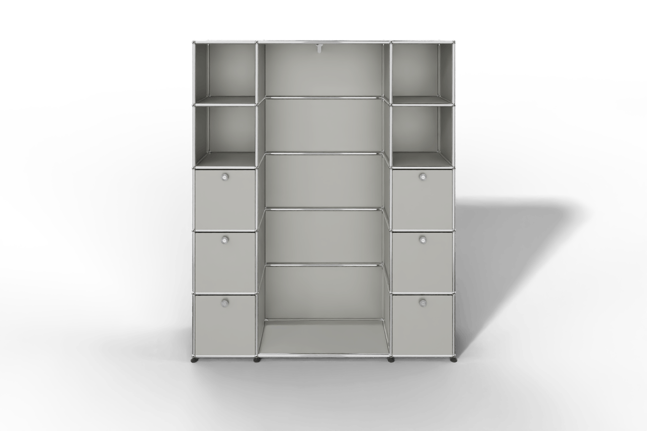 USM Haller Garderobe, 1450 mm breit, mit Klapptüren Produktbild