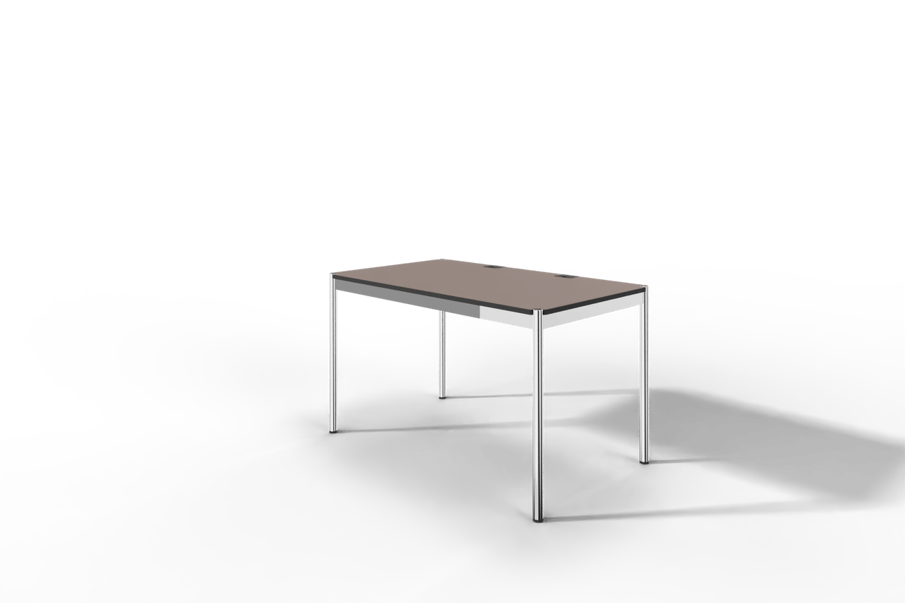 USM Haller Tisch Plus,Tiefe 750 mm, Oberfläche Linoleum Produktbild
