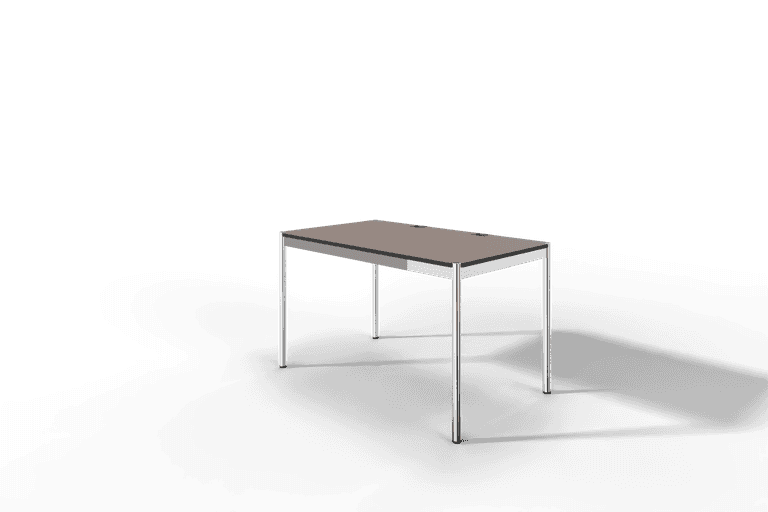 USM Haller Tisch Plus,Tiefe 750 mm, Oberfläche Linoleum Produktbild