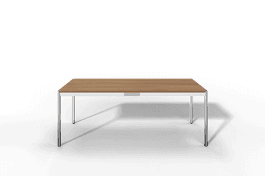 USM Haller Tisch, Tiefe 750 mm, Holz furniert, geölt / lackiert, Oberfläche wählbar, Länge wählbar Produktbild