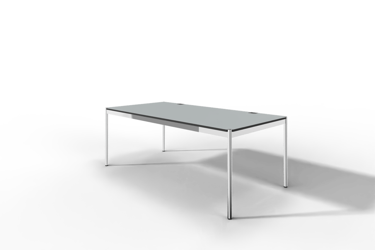 USM Haller Tisch Plus,Tiefe 1000 mm, Oberfläche Linoleum Produktbild