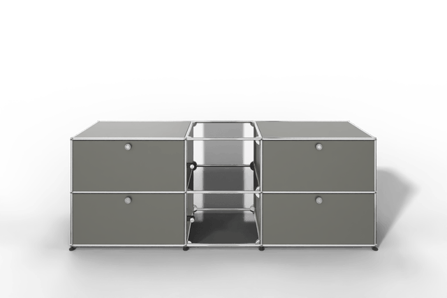 USM Haller Sideboard mit Vitrinen-Element