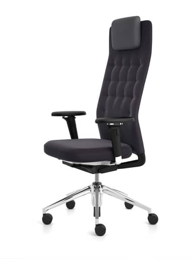 Vitra Drehstuhl ID-Trim L *Medium* Leder, 3D-Armlehnen Produktbild