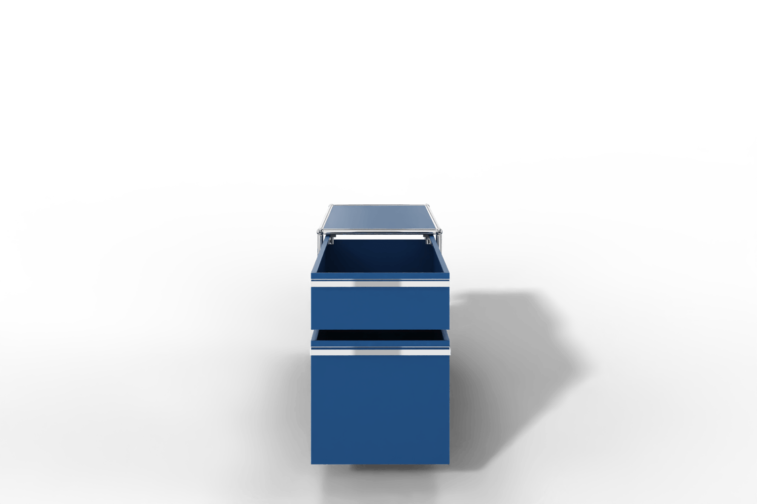 USM Haller Rollcontainer mit Hängeregistratur, wahlweise abschließbar. 14 Farben konfigurierbar. Produktbild