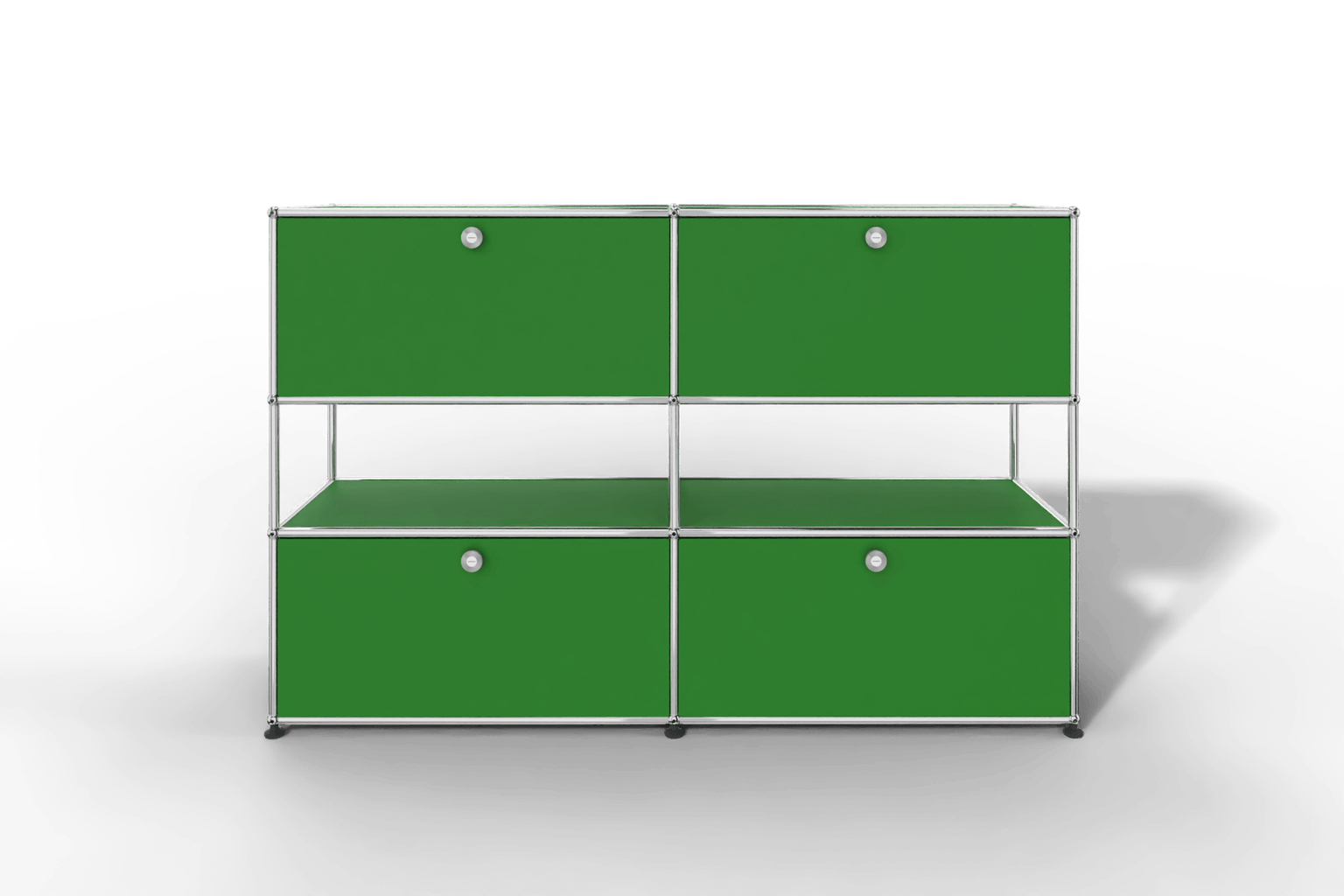 USM Haller Highboard mit 4 Klapptüren und offener Ebene Produktbild
