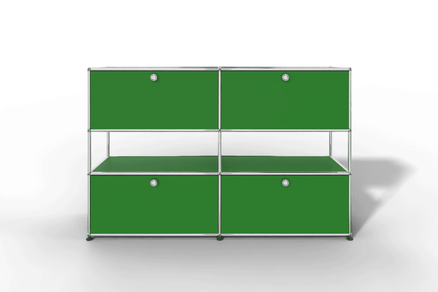 USM Haller Highboard mit 4 Klapptüren und offener Ebene Produktbild