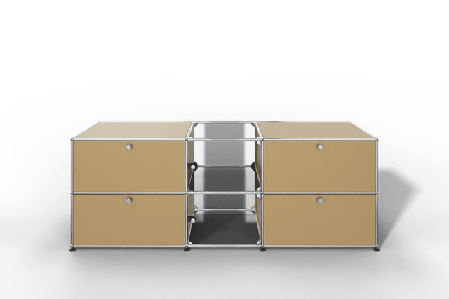 USM Haller Sideboard mit Vitrinen-Element