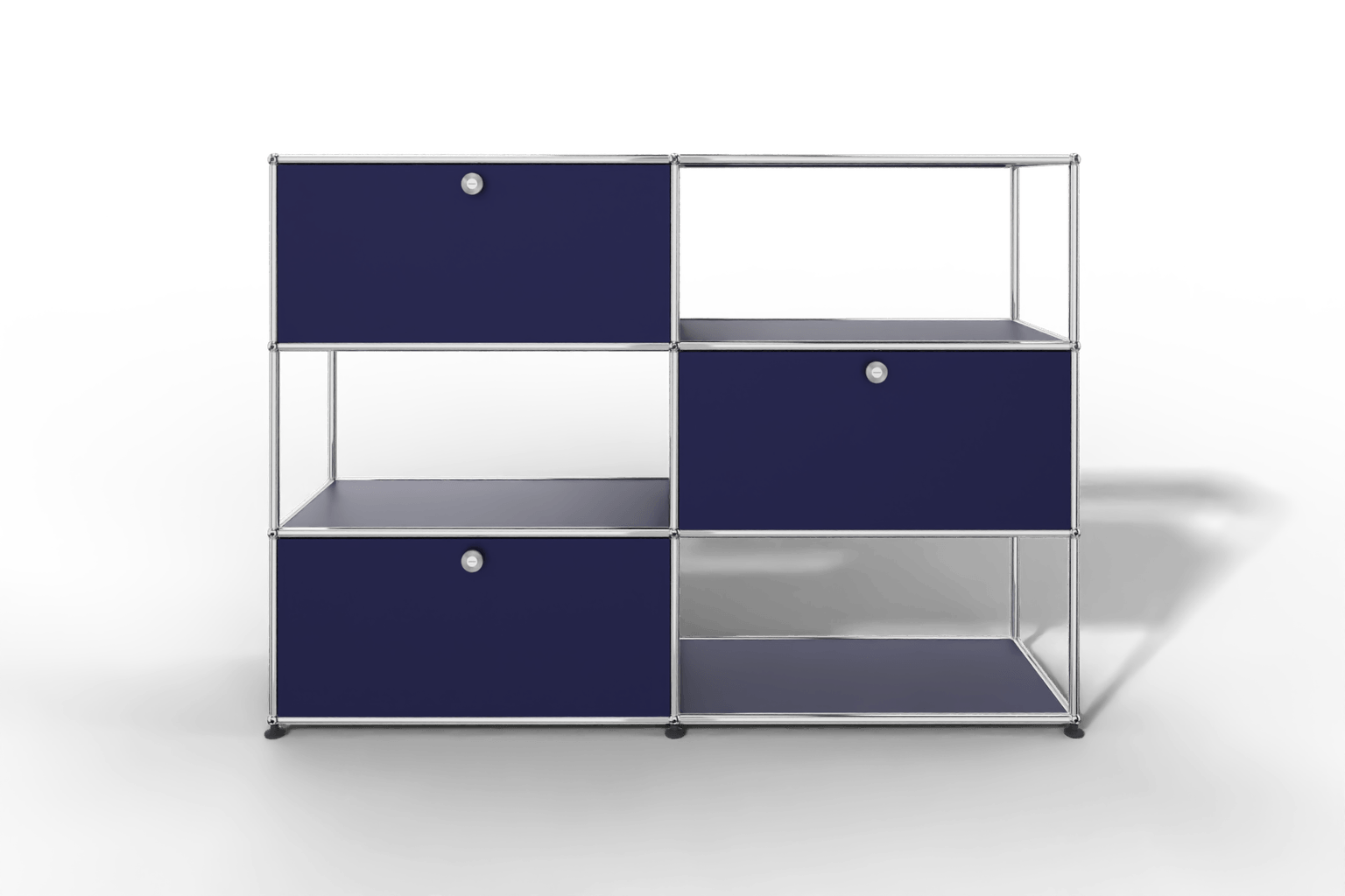 USM Haller Highboard/Raumteiler, 3 offene Elemente, 3 Klapptüren Produktbild