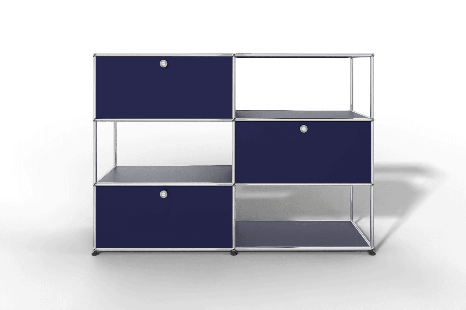 USM Haller Highboard/Raumteiler, 3 offene Elemente, 3 Klapptüren Produktbild