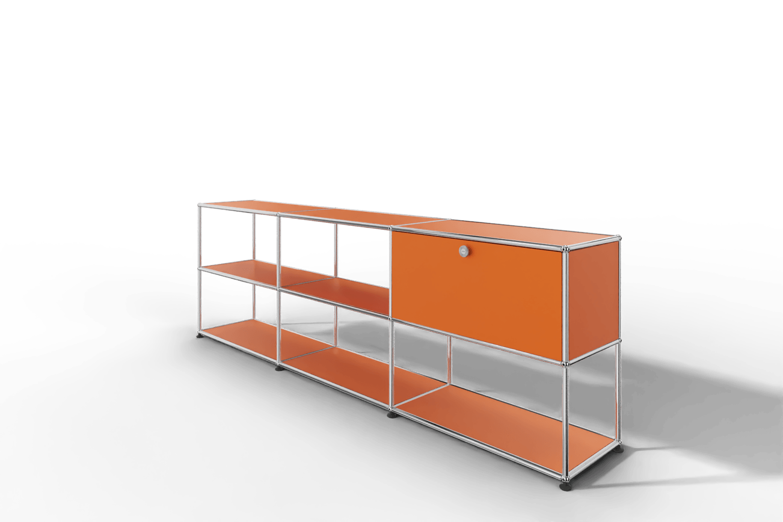 USM Haller Sideboard offen mit einer Klapptüre Produktbild