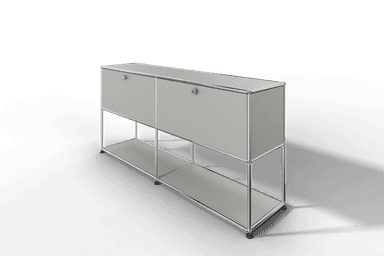 USM Haller Sideboard, 2 Klapptüren, untere Ebene offen Produktbild