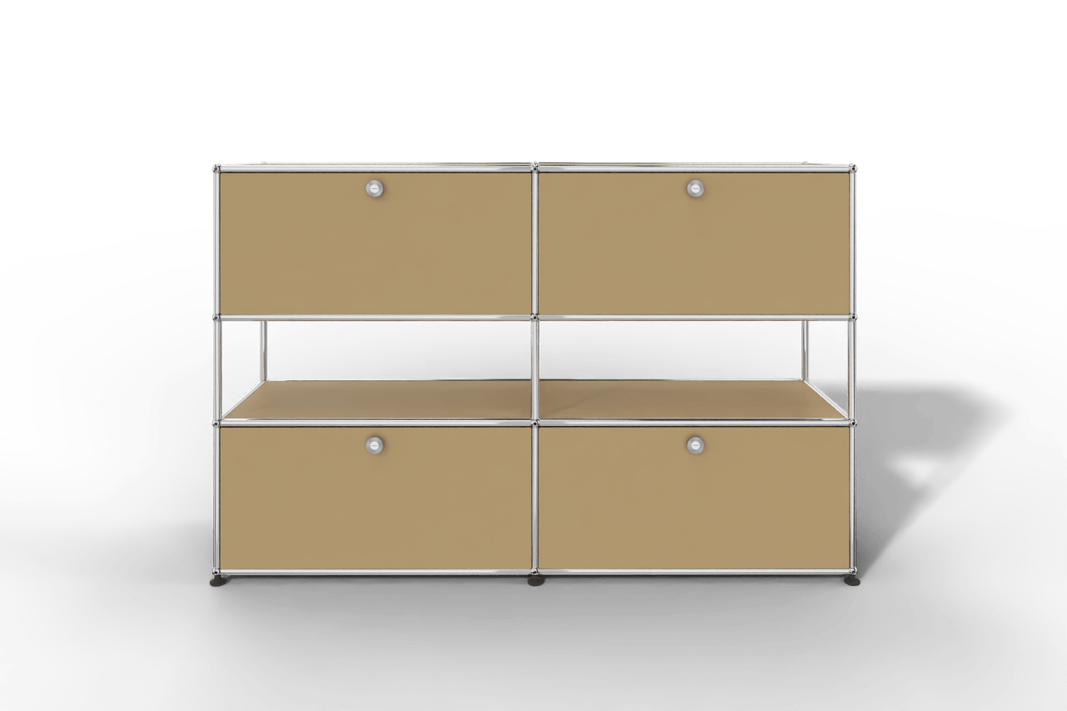USM Haller Highboard mit 4 Klapptüren und offener Ebene Produktbild