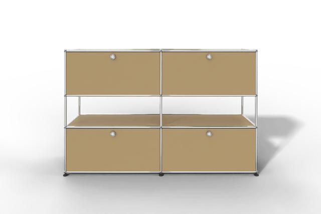 USM Haller Highboard mit 4 Klapptüren und offener Ebene