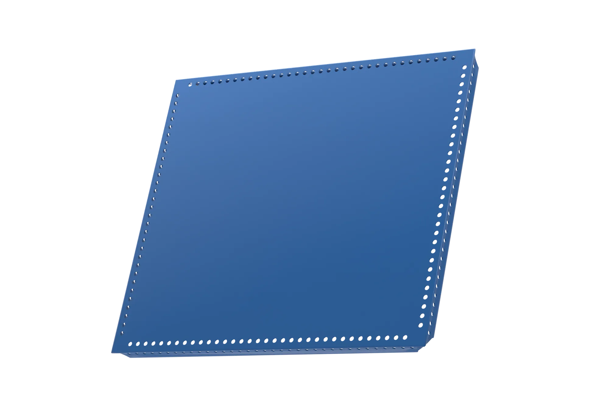 USM Haller Tablar Gelocht Enzianblau 395x350 Produktbild