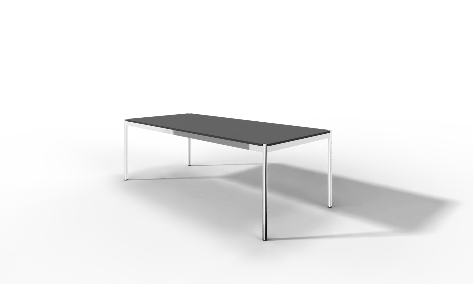 USM Haller Tisch, Tiefe 1000 mm, in Fenix, aus 3 Farben wählbar, Tischlänge wählbar Produktbild
