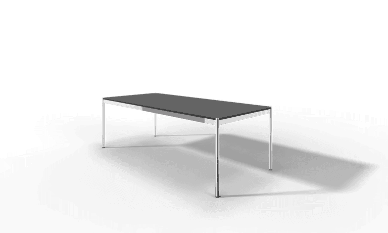 USM Haller Tisch, Tiefe 1000 mm, in Fenix, aus 3 Farben wählbar, Tischlänge wählbar Produktbild